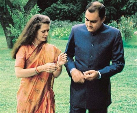 rajiv gandhi wife name