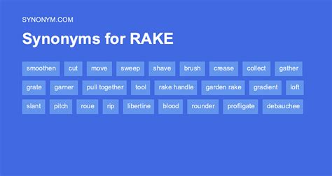 Rake Meaning Antonyms