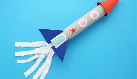 Raketen basteln aus Papier und Pappe | Anleitung | Basteln rakete