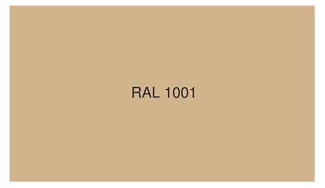 RAL 1001 Colour (Beige) - RAL Yellow colours | RAL Colour Chart UK