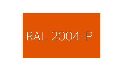 Pure Orange RAL 2004 Gloss 90 Polyester Powder Coating
