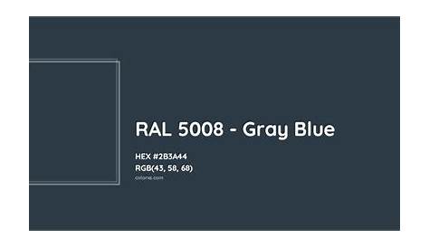 RAL 5008 Gray Blue tinned Paint Buzzweld Coatings