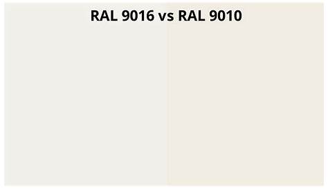 Ral 9016 vs ral 9010 RAL 9016 Traffic White Paint