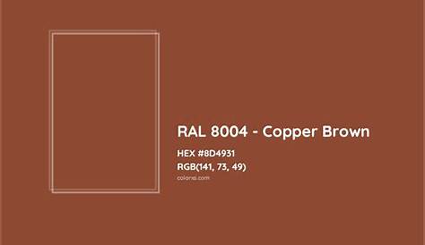 RAL 8004 Copper Brown Spray Paint 400ml £10.99 1K/2K Pack