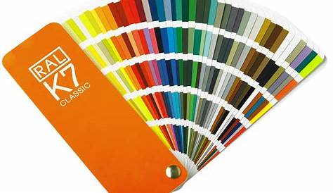 RAL Classic K7 Colour Chart Pallet Icons Fan Deck Swatches with refere