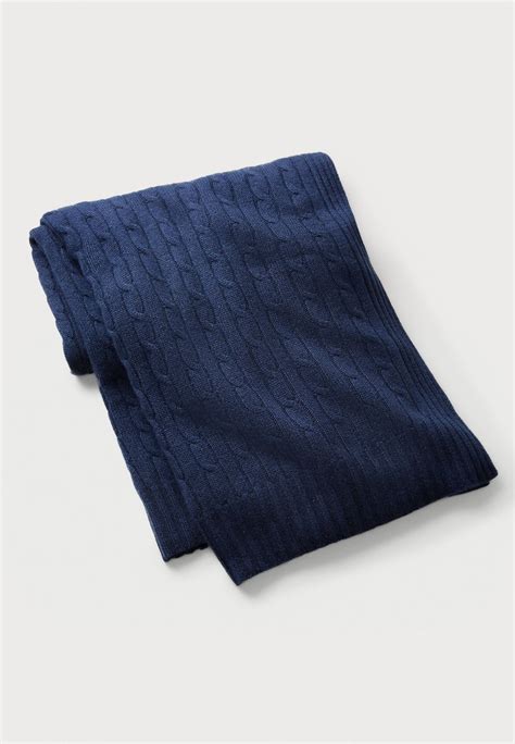 Ralph Lauren Navy Throw
