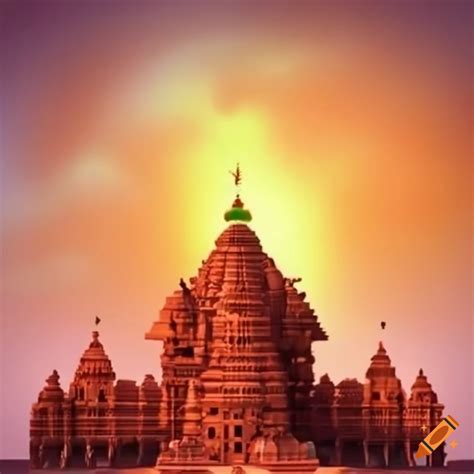 ram mandir animated image