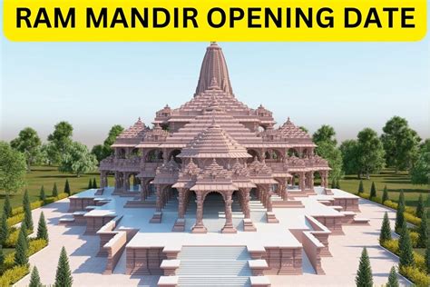 ram mandir ayodhya opening date & time