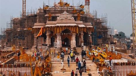 ram mandir ayodhya today photo