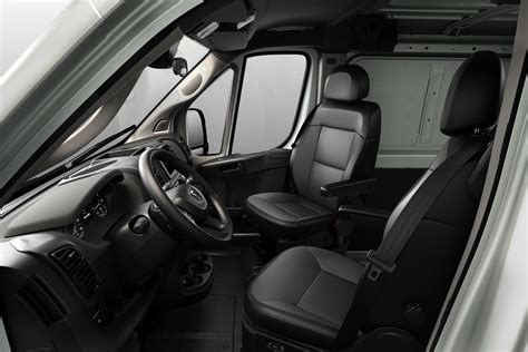 RAM ProMaster cabin interior with driver controls