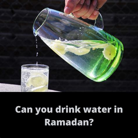 ramadan can you drink water