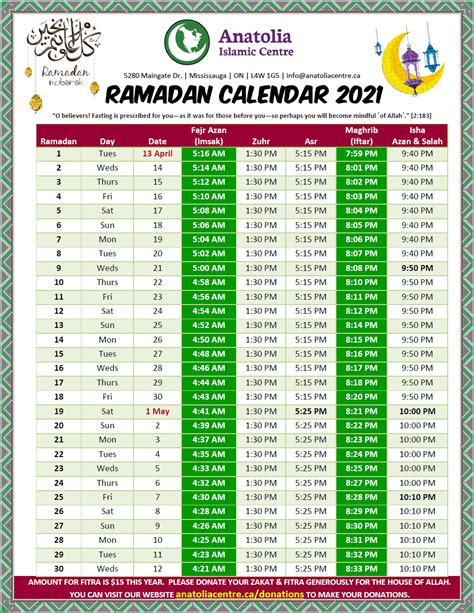 ramadan month dates
