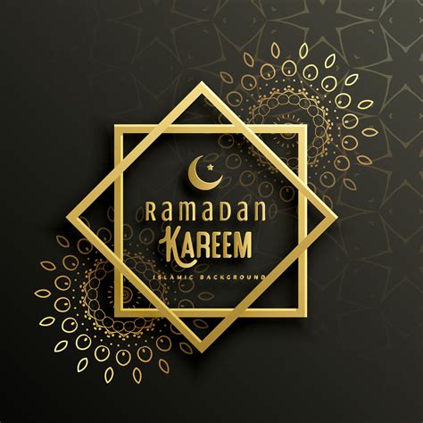 Ramadan greeting card with lamps and hanging stars 1268404 Vector Art at Vecteezy