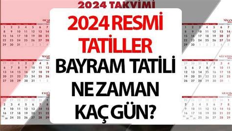 ramazan bayramı tatili kaç gün 2024