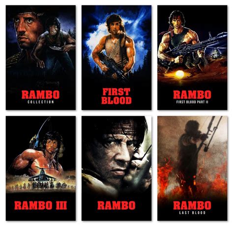 rambo movies dvd collection all 5 movies