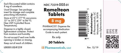 Ramelteon 8 mg: Unlocking Better Sleep and Wellness Tonight