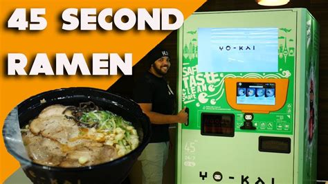 Dating Myself The Tokyo Metro Japanese Ramen Vending Machine Challenge