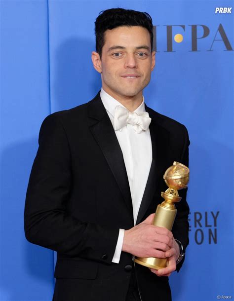 rami malek at golden globes