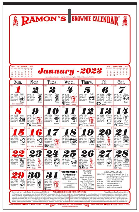 Ramon&#039;s Brownie Calendar 2024