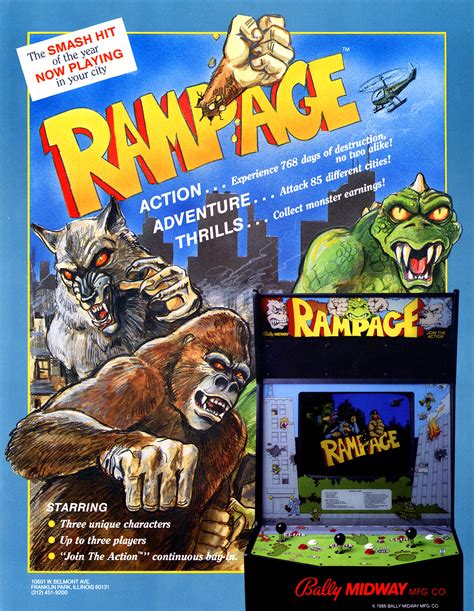 rampage arcade game