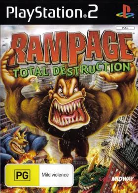 rampage total destruction rom ps2