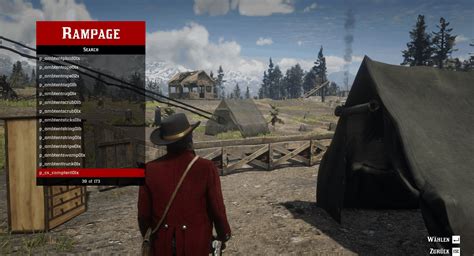 rampage trainer red dead 2