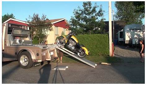Motorcycle electric ramp / rampe pour moto électrique