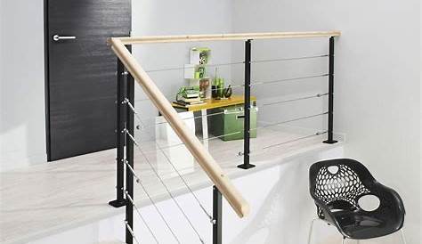 Rampes d’escalier moderne en aluminium Comptoir Bois
