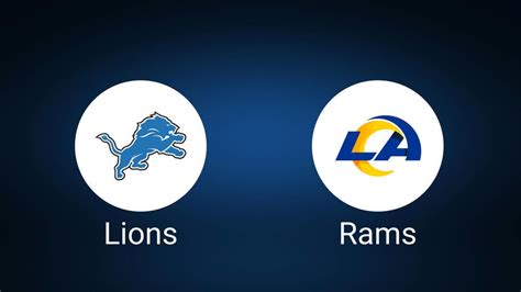 rams vs lions 2024 time