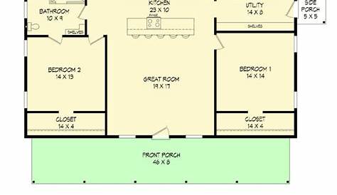 Ranch Style House Plan 93907 with 3 Bed, 3 Bath | Ranch style house