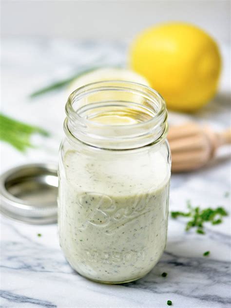 Ranch Dressing Made From Yogurt