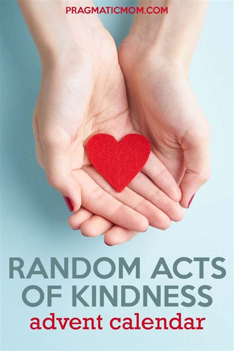 Random Acts Of Kindness Advent Calendar 2024