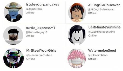 Cute Matching Usernames For Best Friends Roblox - 200 Roblox Names Cool