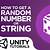 random number generator c# unity