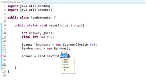 Java Random Number Generator Example