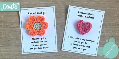 random acts of crochet kindness tags free