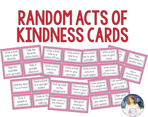 random acts of kindness classroom activities