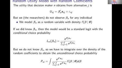 random coefficient logit model