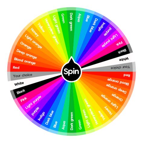 random color wheel spinner