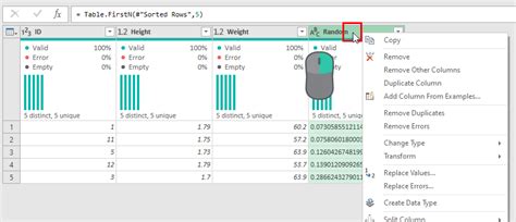 Random Column And Row Generator