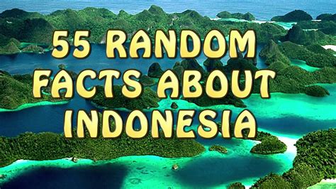 random facts about indonesia