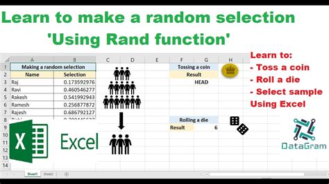 random selection function in excel