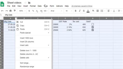 Random String Google Sheets
