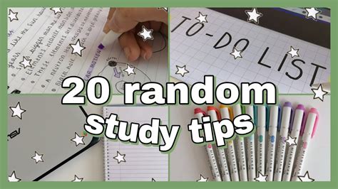 random things to study