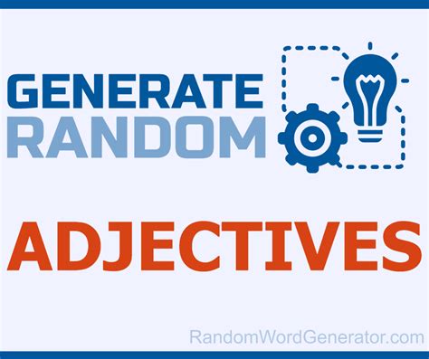 random word generator adjective noun