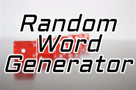 random word generator for drawing skills