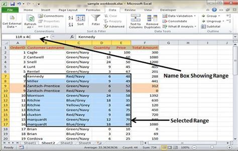 Range Ms Excel