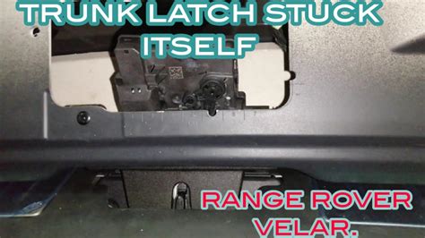 Range Rover Trunk Won't Open