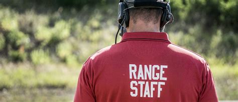 Range Safety Officer Instructing Participants