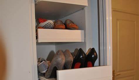 Rangement Chaussure Placard Coulissant De 2 Compartiments